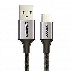 Ugreen US288 60128 USB-A / USB-C QC 3.0 3A 2m cable - gray