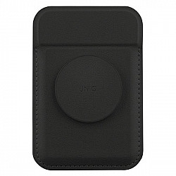 Uniq Magnetinis Card MagSafe Wallet with stovas UNIQ Flixa juodos spalvos