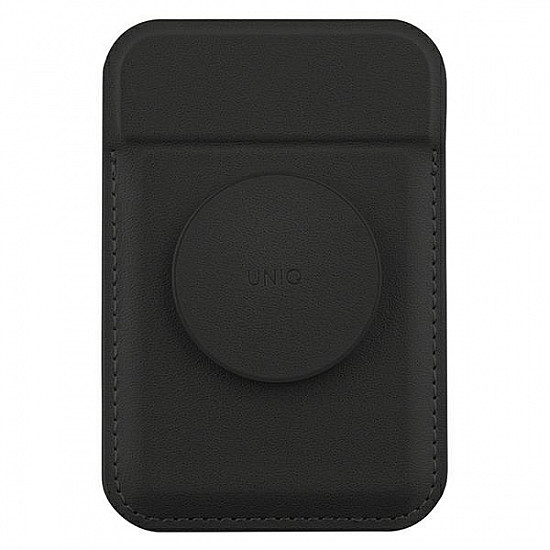 Uniq Magnetinis Card MagSafe Wallet with stovas UNIQ Flixa juodos spalvos