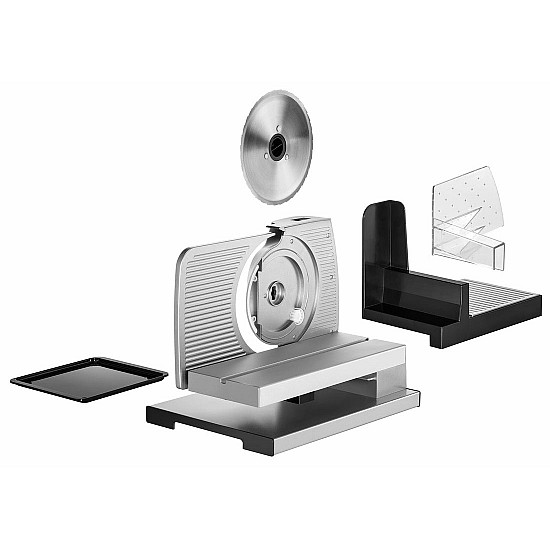 Allesschneider Metall Plus 78826 silber/schwarz, 100 Watt