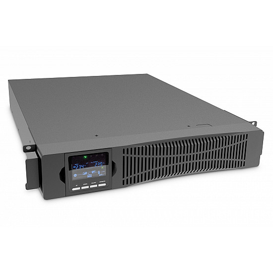 DIGITUS OnLine UPS, rack/tower, 3000VA, 3000W, LCD, 8 x C13, 1 x C19, RS-232, USB, SNMP card (optional), relay card (optional) Digitus OnLine UPS DN-170096, 3000 VA / 3000 W 3000 VA 3000 W V C20
