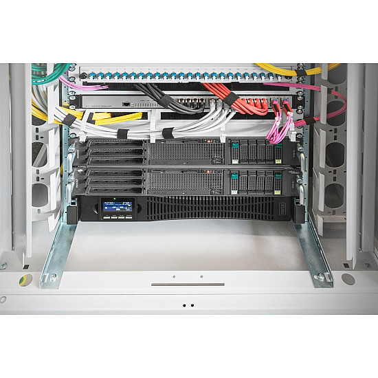 DIGITUS OnLine UPS, rack/tower, 3000VA, 3000W, LCD, 8 x C13, 1 x C19, RS-232, USB, SNMP card (optional), relay card (optional) Digitus OnLine UPS DN-170096, 3000 VA / 3000 W 3000 VA 3000 W V C20