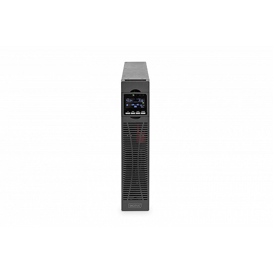 DIGITUS OnLine UPS, rack/tower, 3000VA, 3000W, LCD, 8 x C13, 1 x C19, RS-232, USB, SNMP card (optional), relay card (optional) Digitus OnLine UPS DN-170096, 3000 VA / 3000 W 3000 VA 3000 W V C20