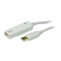12 m USB 2.0 extension cable (daisy-chaining up to 60 m), 12 m, USB A, USB A, USB 2.0, 480 Mbit/s, w