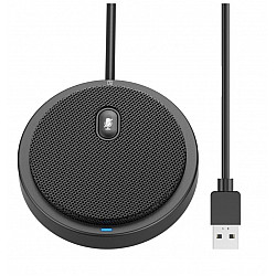 360 USB 2.0 Omnidirectional Conference Microphone with Mute
