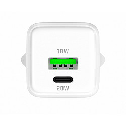 USB C/A mains charger 20W/18W 3A Power delivery 3.0 QC3.0