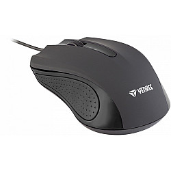 Mysz przewodowa USB, 3 przyciski , gumowana powierzchnia