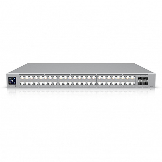 Ubiquiti Switch UniFi 16x2.5G RJ45/32x10G RJ45/4xSFP28 Managed PoE++ 1080W 19 Rack-Mountable, 1,3 Touchscreen