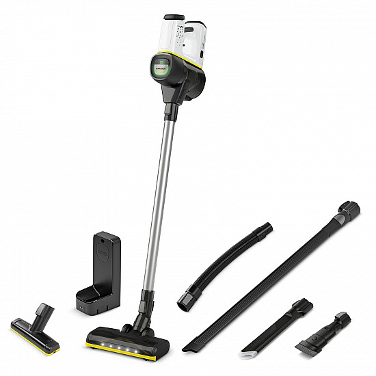 Vacuum Cleaner|KARCHER|Cordless vacuum cleaner VC 6 Cordless ourFamily Car|Upright/Cordless/Car cleaning/Rechargeable/For carpets|Noise 78 dB|White|Weight 2.6 kg|1.198-672.0