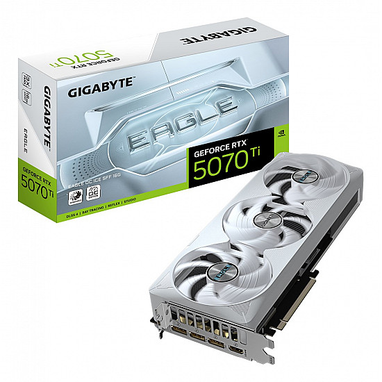Gigabyte GV N507TEAGLEOC ICE 16GD vaizdo plokštė su 16GB, GDDR7 PCI-E 5.0 2025