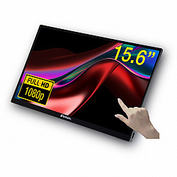 TFT Verbatim PMT-15, Portable Touchscreen Monitor 39,60cm (15,6),HDMI,2xUSB-C,SP 49592
