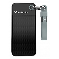 STICK S 2TB Verbatim Pocket SSD USB 3.2 black/grau retail