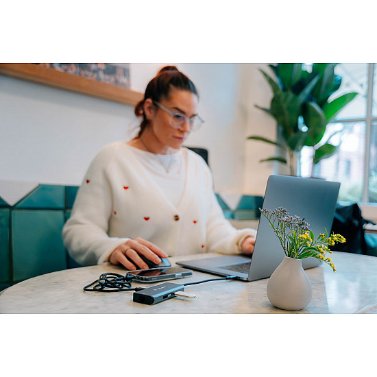 Verbatim USB-C Essentials Multiport Hub 6 ports: RJ45, HDMI, USB-C PD, 3 x USB-A 3.2 Gen 1