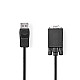 VGA cable - DisplayPort M - VGA M - 1080p - 2.00 m - Black