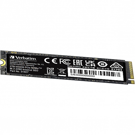 Verbatim Vi5000 SSD 2TB M.2 2280 PCIe Gen4 Internes Solid-State-Module
