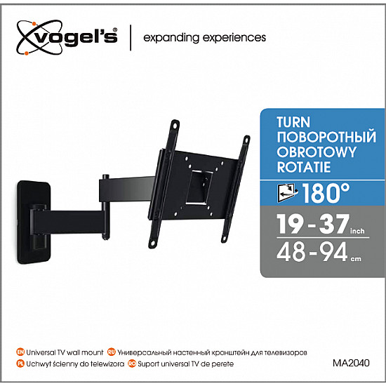 Vogels Wall mount MA2040-A1 Full motion 19-40 
