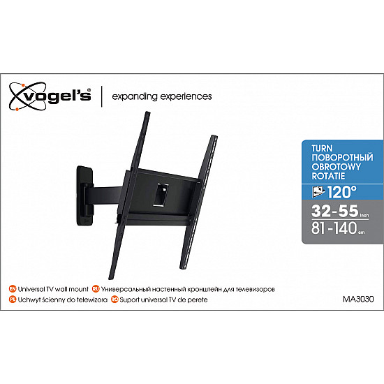 Vogels Wall mount MA3030-A1 Full motion 32-65 
