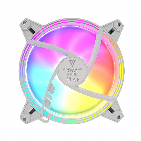 VOLCANO APEX 140 ARGB WHITE FAN