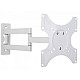 Wall mount for TV LCD/LED/PDP double arm 19-37'' 25 kg VESA white