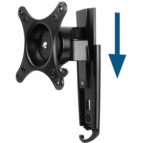 ARCTIC W1A Monitor-Wandhalterung - 13 bis 43 Zoll, 15° Neigung, 360° Rotation, Kabelmanagement