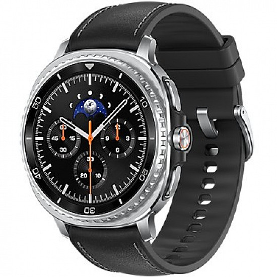 Samsung Galaxy Watch 8 Classic 3.3 cm (1.3) AMOLED 46 mm Digital 438 x 438 pixels Touchscreen 4G Silver Wi-Fi GPS (satellite)