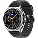 Samsung Galaxy Watch 8 Classic 3.3 cm (1.3) AMOLED 46 mm Digital 438 x 438 pixels Touchscreen 4G Silver Wi-Fi GPS (satellite)