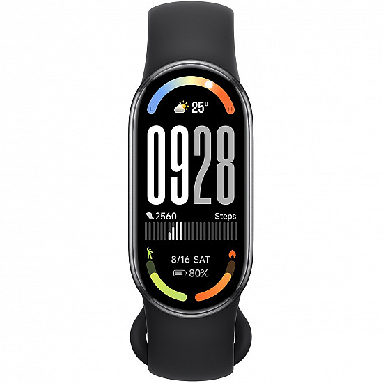 Xiaomi Smart Band 10 Midnight Black Smartband Bluetooth 5.4, 233 mAh, 1.72, 5 ATM, accelerometer, gyroscope, PPG sensor
