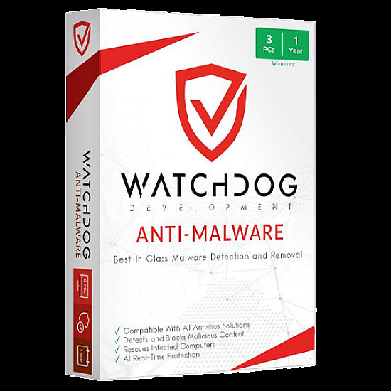 Watchdog Anti-Malware 3PC 1Year EURO Only
