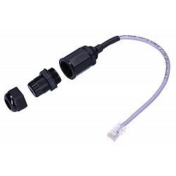 Waterproof RJ45 Socket IP67, 150mm, UTP Cat.5