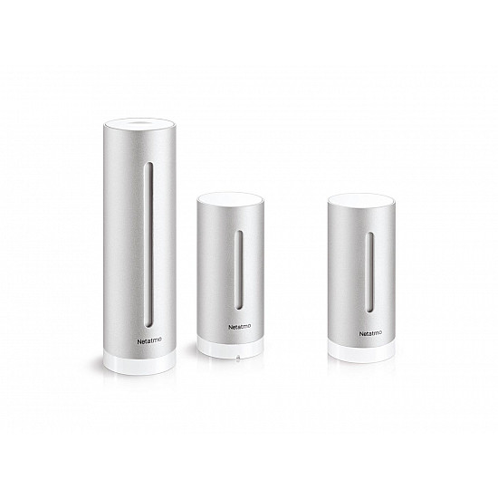 NBU-NWS-NIM-EU, silver, indoor air pressure, indoor hygrometer, indoor thermometer