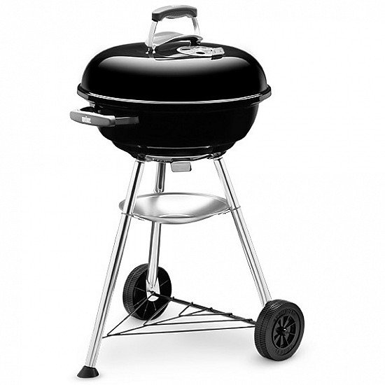 Weber Charcoal Grill Compact Kettle 47 cm black Schwarz (1221004)