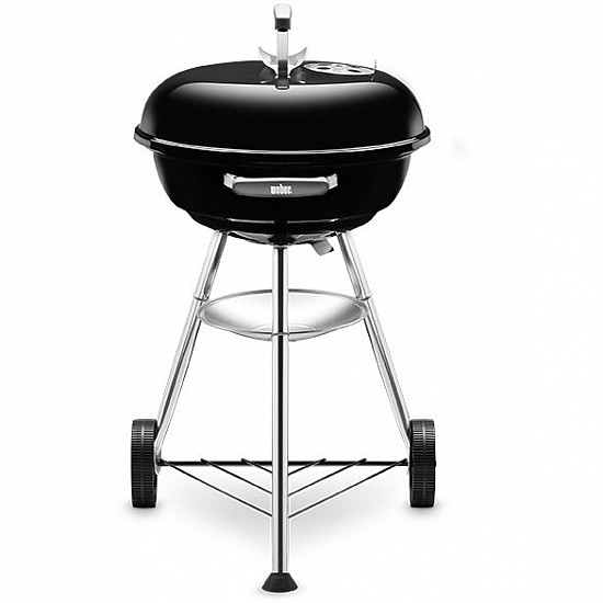 Weber Charcoal Grill Compact Kettle 47 cm black Schwarz (1221004)