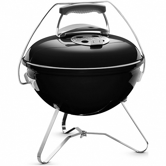 Weber Charcoal Grill Smokey Joe Premium 37cm black Schwarz (1121004)