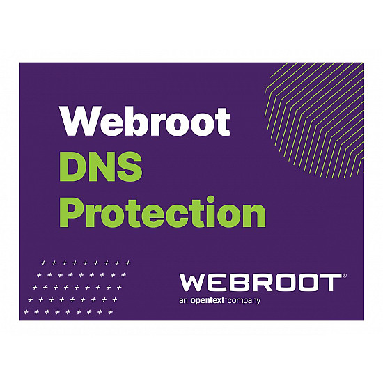 Webroot | DNS Protection with GSM Console | 1 year(s) | License quantity 10-99 user(s)