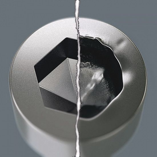 393 S Bits-Handhalter extra slim, mit flexiblem Schaft, Schraubendreher