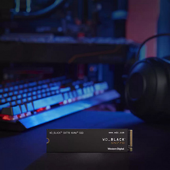 Western Digital WDS200T3X0E SSD diskas su 2TB talpa, PCIe 4.0 sąsaja, M.2 formatas 2025