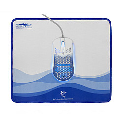 White Shark GMP-2201 Megalodon Mouse + Mousepad Bundle