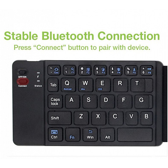 Bluetooth 3.0 Foldable Wireless Keyboard
