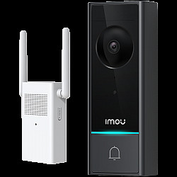 Wireless Doorbell DB60 with a Wireless Chime DS21 in one Kit; DB60 battery doorbell, wirefree, 5Mpx, H.265 video compression, 2.0mm lens, night vision (IR) up to 5m, field of view: 164°(D), up to 30 days video recordings (4GB internal storage)