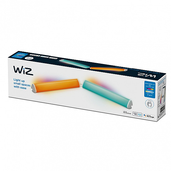 WiZ LightBar Tischleuchte Tunable White&Color 800lm 2erPack.