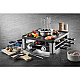 3in1 Lumero Gourmet Station, Raclette edelstahl/schwarz, Tischgrill, Raclette und Fondue