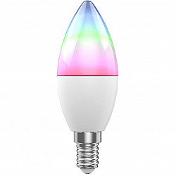 WOOX R9075 Smart RGB LED Bulb, WiFi, E14, CCT, Google Assistant & Amazon Alexa
