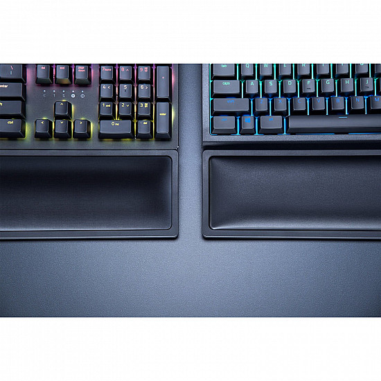 Wrist Rest Pro, with Cooling Gel, Anti-slip rubber feet, Compatible with all full-sized keyboards, Seamless design with a solid-edged frame