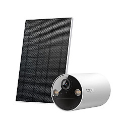 TP-LINK Solar-Powered Security Camera Kit Tapo C410 KIT Bullet 3 MP 3.17mm/F1.65 IP65 H.264 MicroSD Card, up to 512 GB