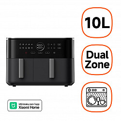 Xiaomi MAF-D1001 Double 10 L Stand-alone 2700 W Hot air fryer Black