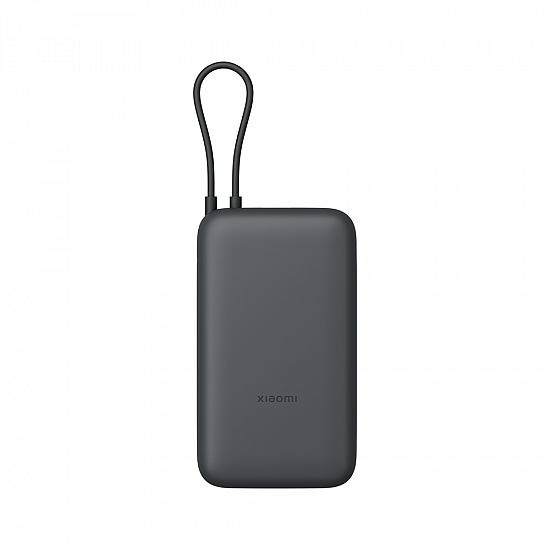 Xiaomi Power Bank 20000mAh (Integrated Cable), Dark Gray | Xiaomi