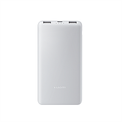 Xiaomi Powerbank - 10000 mAh - 37 Wh - 22.5 Watt - 3 A - Fast Charge - 2 Ausgabeanschlussstellen (24 pin USB-C, USB)