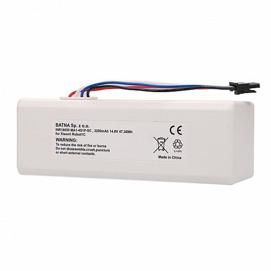 Xiaomi Robot 1C P1904-4S1P-MM, 3200mAh, 47.36Wh | Replacement Battery | STYTJ01ZHM Mijia 1C P1904-4S1P-MM (Dreame MC1808)