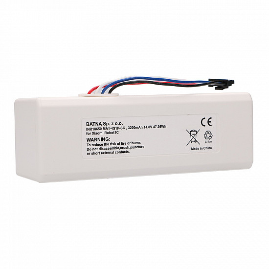 Xiaomi Robot 1C P1904-4S1P-MM, 3200mAh, 47.36Wh | Replacement Battery | STYTJ01ZHM Mijia 1C P1904-4S1P-MM (Dreame MC1808)