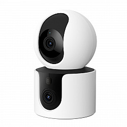 Xiaomi Smart Security Camera C300 Dual EU PTZ 3 MP 5P Optical lenses/ F1.6 H.265 MicroSD, max. 256 GB White